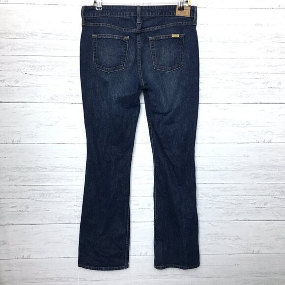 Levi's Signature Women's Jeans Low Rise Bootcut Dark Wash size 10L Length 34" - Picture 2 of 8